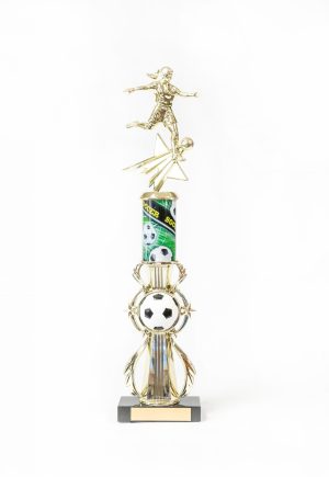 16  Trophy with Sports Ball Riser with Figure and Round Column 1 scaled