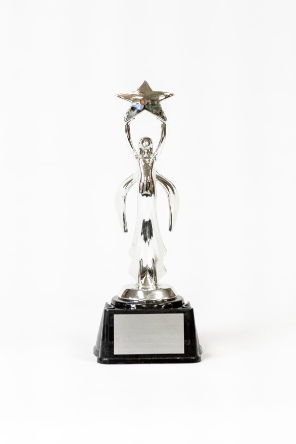 New Star Victory Figure on Black Base Trophy 1