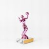 Pretty in Pink Female Volleyball Figure Trophy 2 scaled