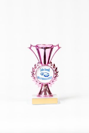 Pretty in Pink Logo Cup Figure Trophy 1