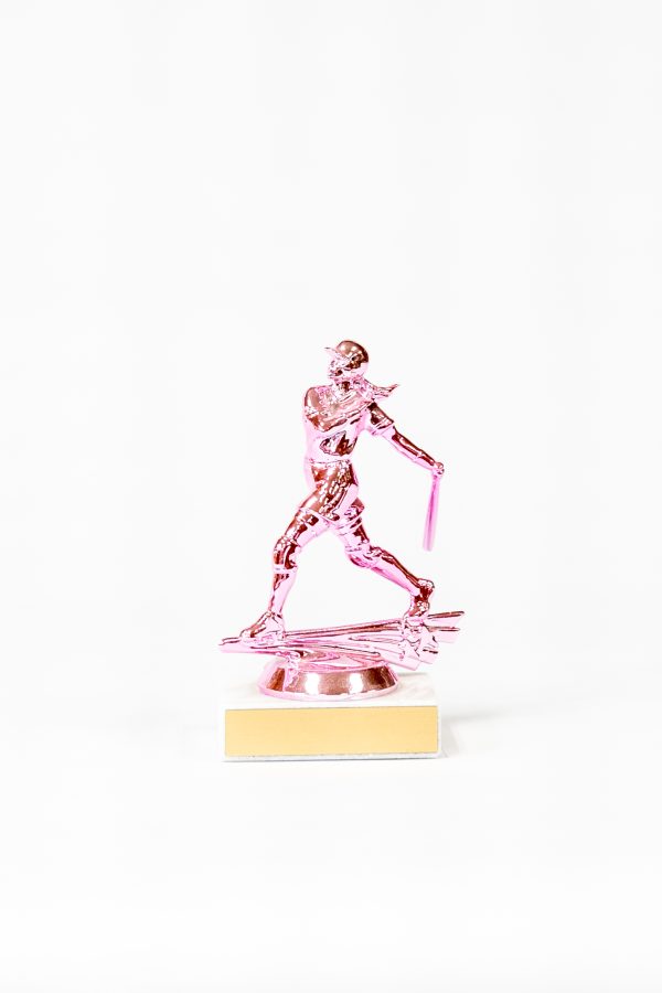 Pretty in Pink Softball Figure Trophy 1