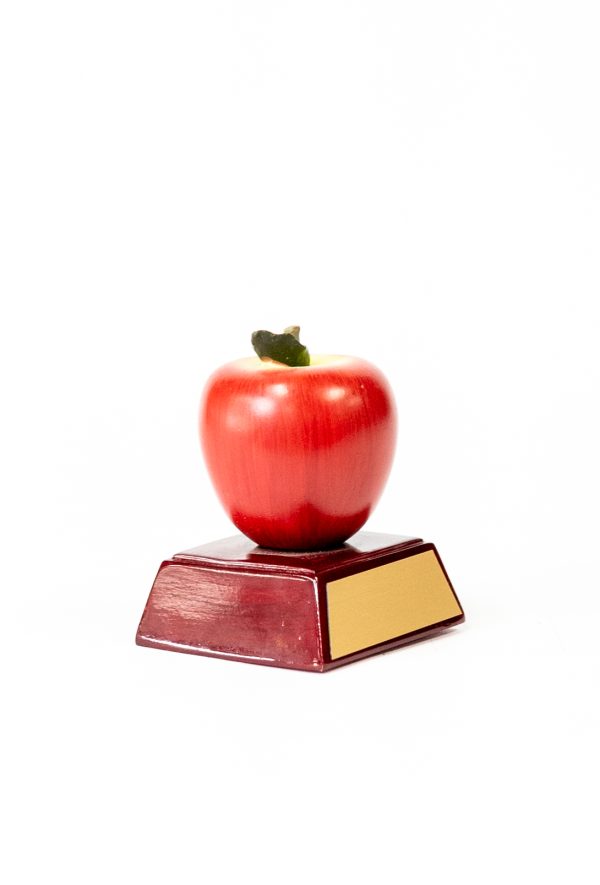 Trophy 4  Resin Apple on Base 2