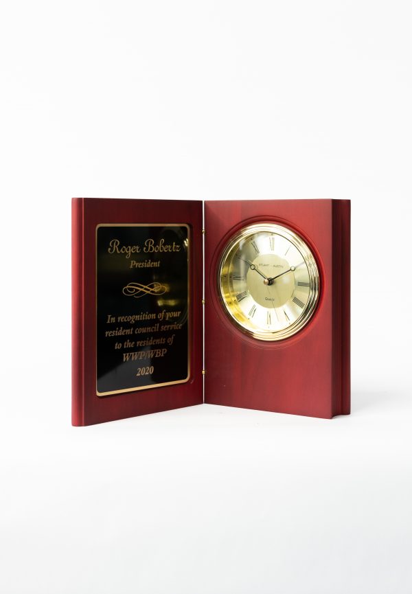 7  Rosewood Book Clock BC57 2 scaled