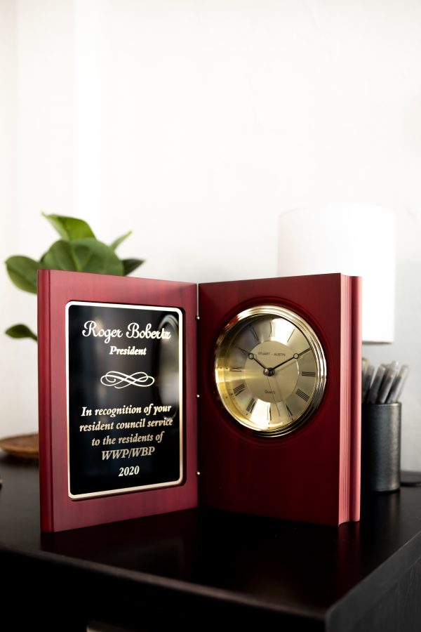 7  Rosewood Book Clock BC57 3 scaled