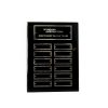 9 X12  Black Board with Black Silver Headplate and 12 Annuals 1 scaled