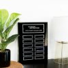 9 X12  Black Board with Black Silver Headplate and 12 Annuals 2 scaled