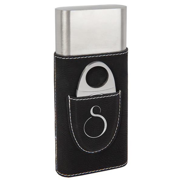 Black Cigar Case and Cutter 2