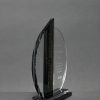 Optic Crystal Black Clear Ellipse w White Fill on Stripe 02 1