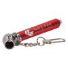 Red Aluminum Tire Gauge with Key Chain 1